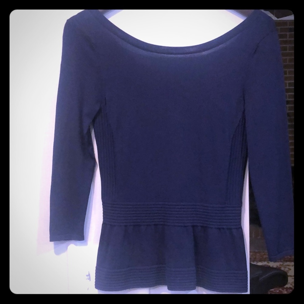 Cremieux Peplum Blouse Sz XS